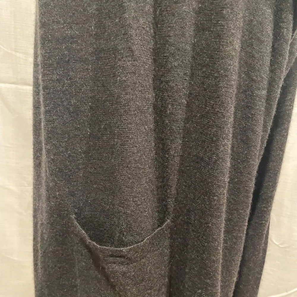 CHANEL CASHMERE cardigan / sleeveless long vest vintage‎